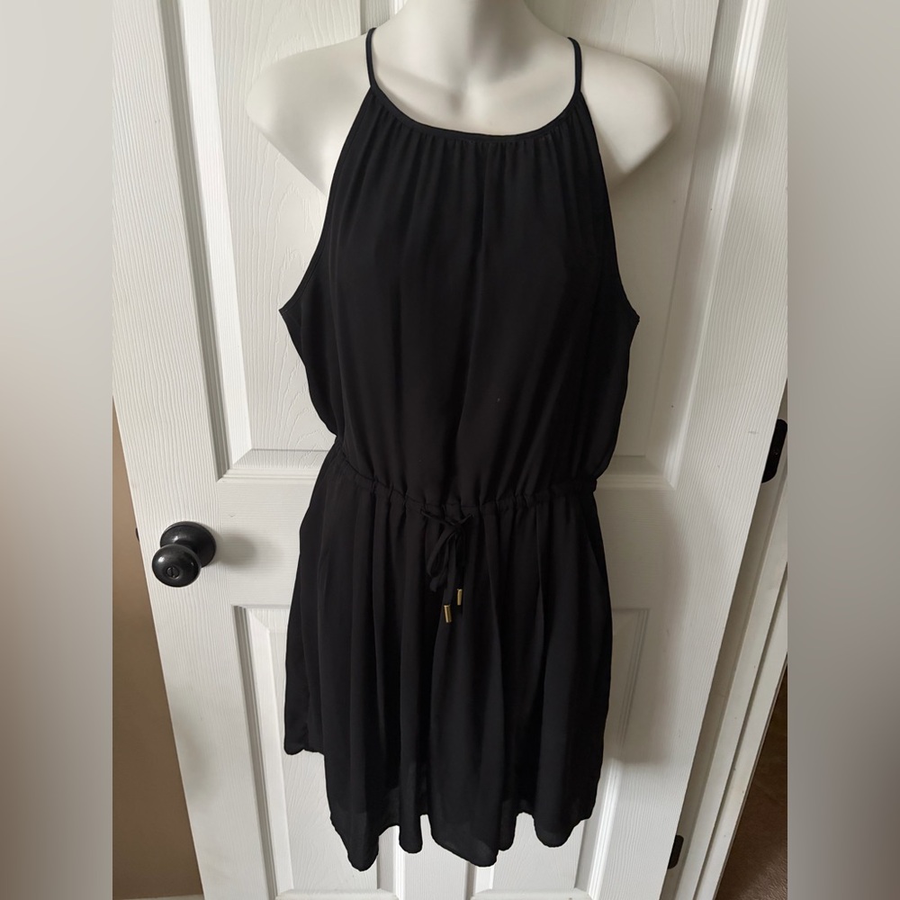 Banana Republic Little Black Dress. Halter Top With Elastic Waist Size 4